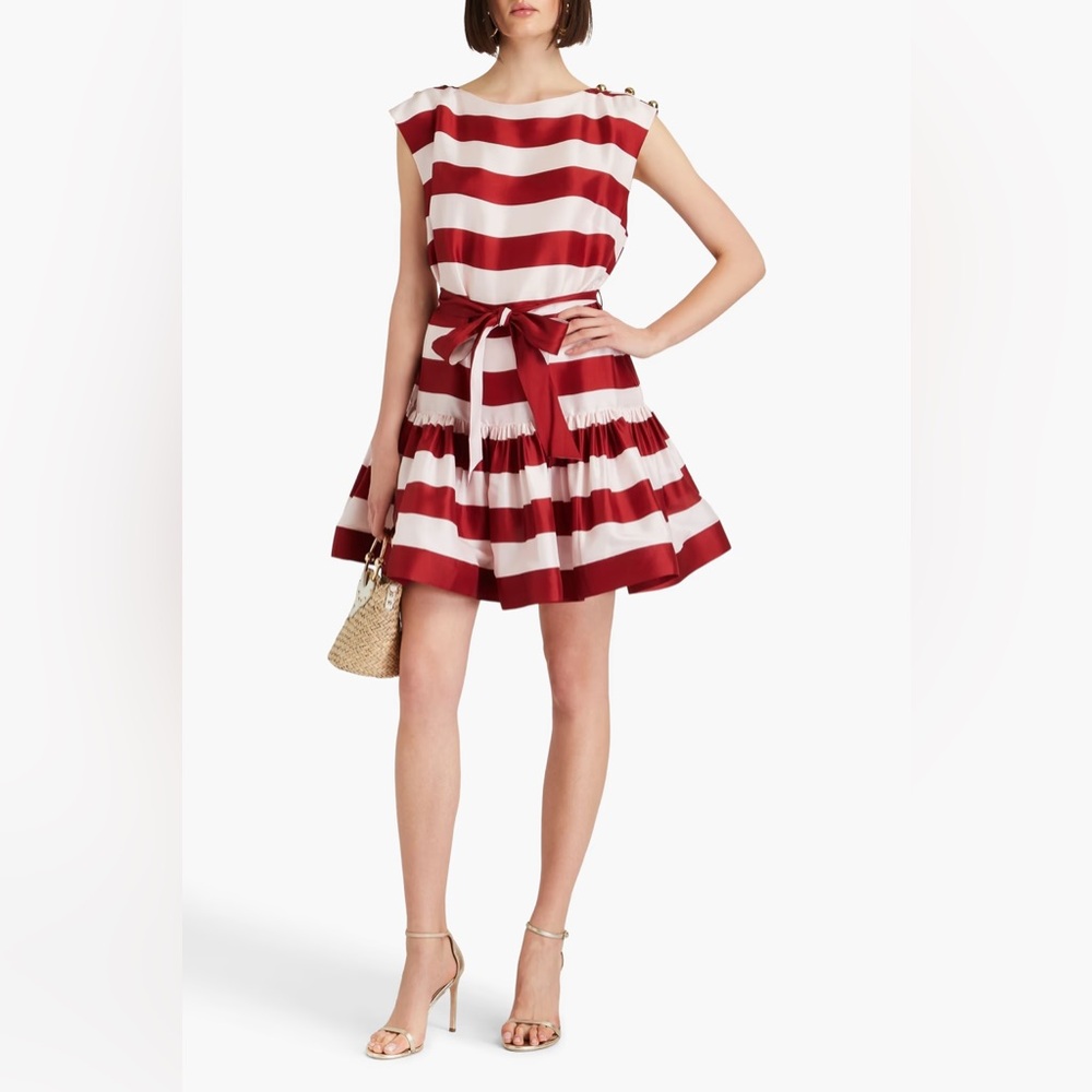 Zimmermann Wonderland Shift Silk Mini Dress 0
